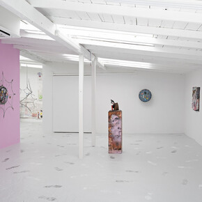 Aaron Douglas Estrada, Nallthat, exhibition view. Courtesy of Guerrero Gallery