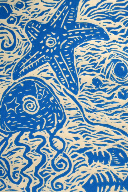 Sydnei Heisser, Wavy octopus, star jelly, & untitled (detail), 2026. Courtesy of Ogden Museum of Southern Art