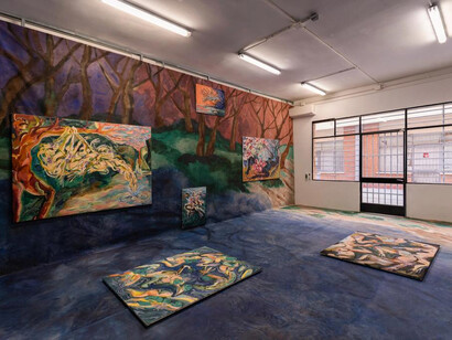 Marina Roca Díe, Arrobamiento, vista de exhibición. Cortesía de la Galería El Chico