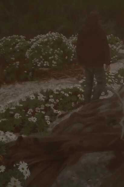 Matvey Levenstein, Self-portrait (detail), 2020. Courtesy of Palo Gallery