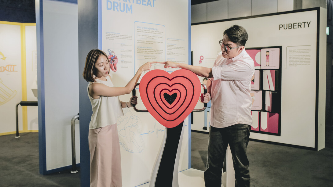 Dialogue with time. Embrace ageing, exhibition view. Courtesy of Science Centre