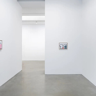 Jonathan Lasker, Double play, exhibition view. Courtesy of Galerie Thomas Schulte