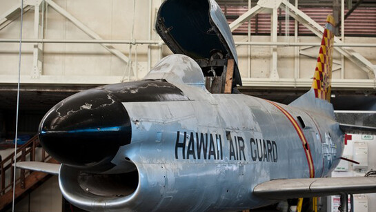 North American Aviation F-86 Sabre. Courtesy of Pearl Harbor Aviation Museum