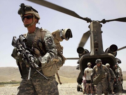 US military landed to spread democracy all over the world