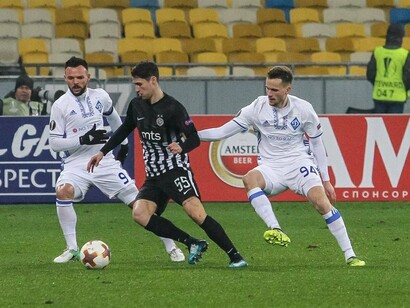 Dynamo Kyiv vs Partizan Belgrade nel dicembre del 2017