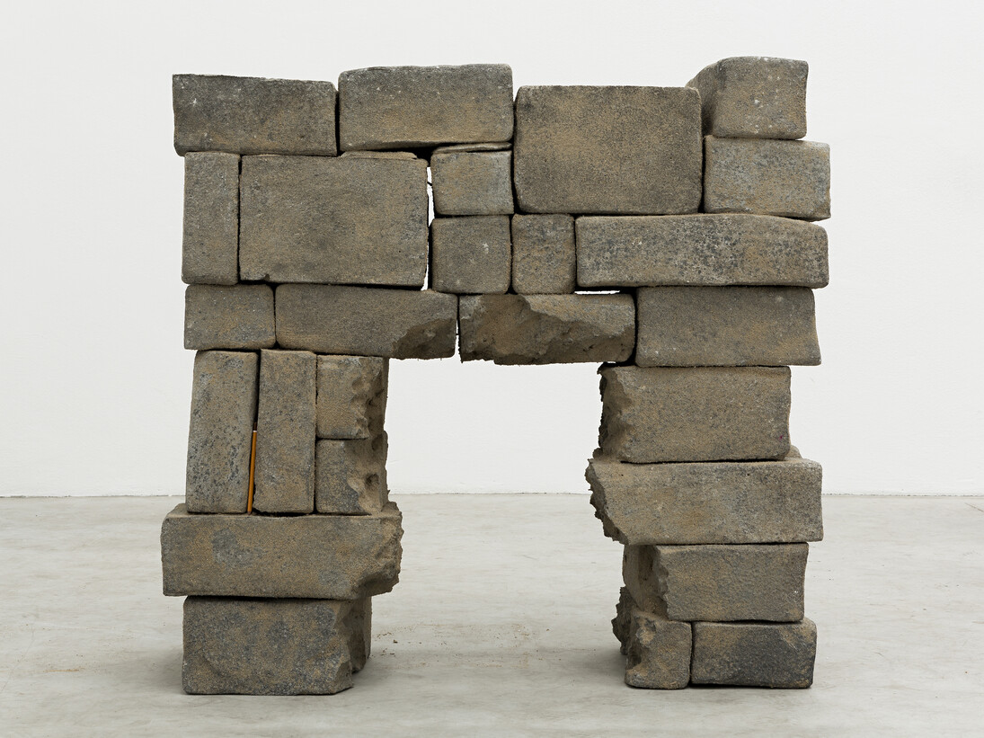 Maria Loboda, Havoc in the Heavenly Kingdom (detail), 2014, polymer wall structure, keychain, cufflinks, watch and amethyst, Edition: N/A, 230 x 100 x 30 cm. Courtesy of Mendes Wood DM, São Paulo