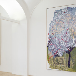 Portia Zvavahera, Like flowers we fade, vista della mostra. Cortesia di Fondazione Memmo Arte Contemporanea