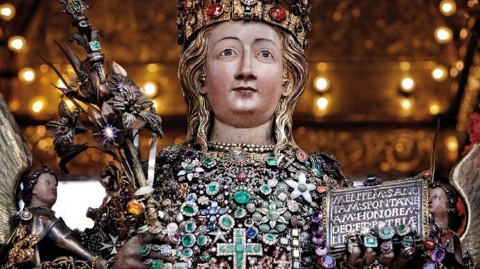 La statua di Sant'Agata. Ph Fabrizio Villa