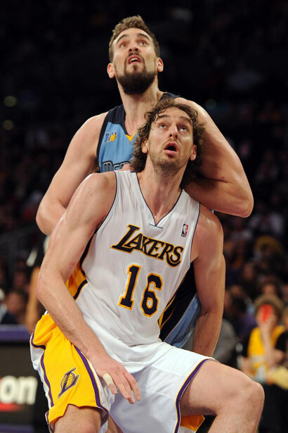 Los hermanos Pau y Marc Gasol