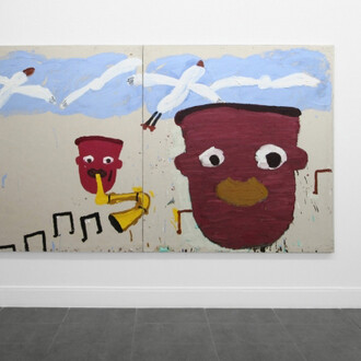 Yellow Sax, Exhibition view. Courtesy of Brand New Gallery