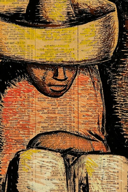 "Vendedor sin clientes", Alfredo Ramos Martínez, circa 1936