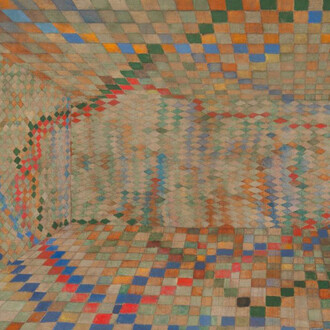 Maria Helena Vieira da Silva, La chambre à carreaux (détail), 1935. Avec l'aimable autorisation du Guggenheim Museum Bilbao