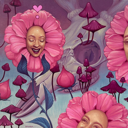 Briana Hertzog, Like lust in the chill of a grave. Courtesy of Thinkspace Projects