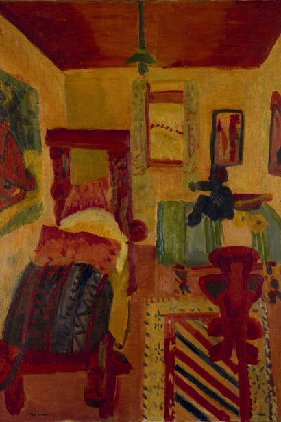 Jan Wiegers, Kirchner’s bedroom, 1925. Courtesy of Groninger Museum