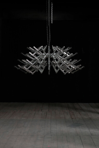 From Dust to Glitter, or How a Crystal Chandelier Grows. Courtesy of Schloss Pillnitz