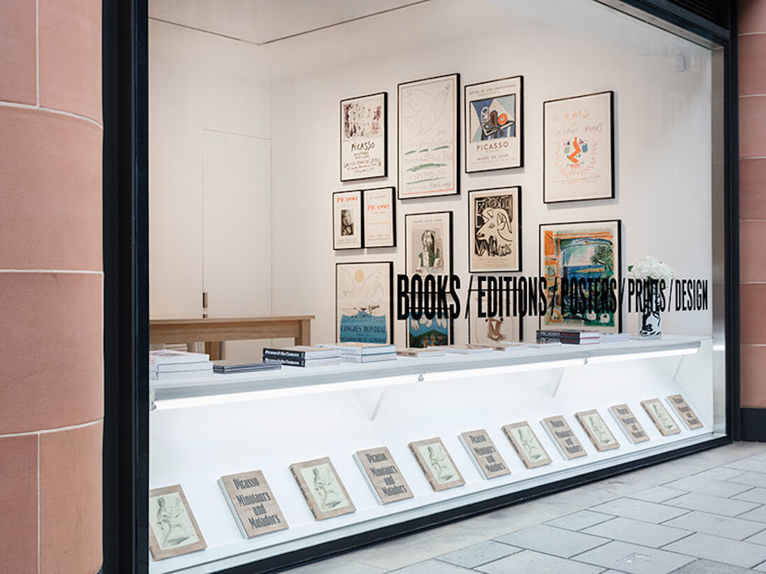 Picasso Pop-Up Shop, Exhibition view. Courtesy of Gagosian