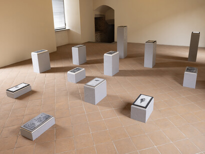 Brigitta Rossetti, L'ultima eudaimonia, vista della mostra. Con la cortesia di CSArt - Comunicazione per l'Arte. Foto di Andrea Rossetti