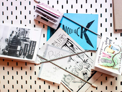 Zine lounge, exhibition view. Courtesy of the Museum of Australian Democracy