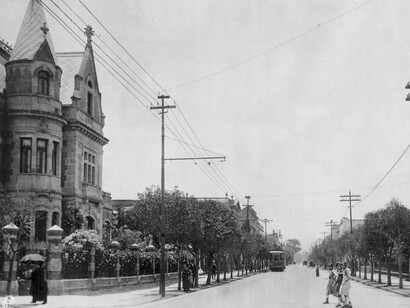 Calle Berlín de la Colonia Juárez, Ciudad de México, 1909