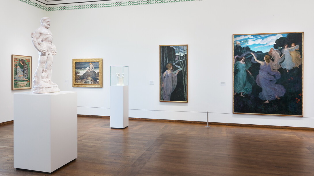 Vienna 1900, birth of modernism, exhibition view. Courtesy of Leopold Museum
