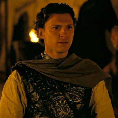 Tom Holland è Telemaco, figlio di Ulisse e Penelope, nel film "The Odyssey" di Nolan
