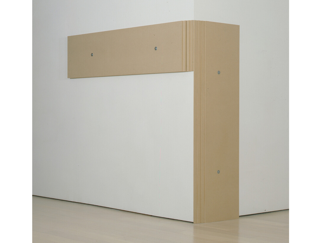 Lesley Foxcroft, Wraparound (2010), MDF Panel (9mm), 8 pieces, Courtesy of the artist and Annely Juda Gallery