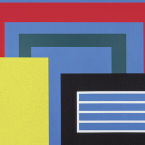 Peter Halley, Edutainment, 2005. Courtesy of the Museo Thyssen-Bornemisza