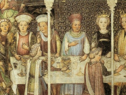 Fratelli Zavattari, Banchetto di nozze, Cappella di Teodolinda, Duomo di Monza
