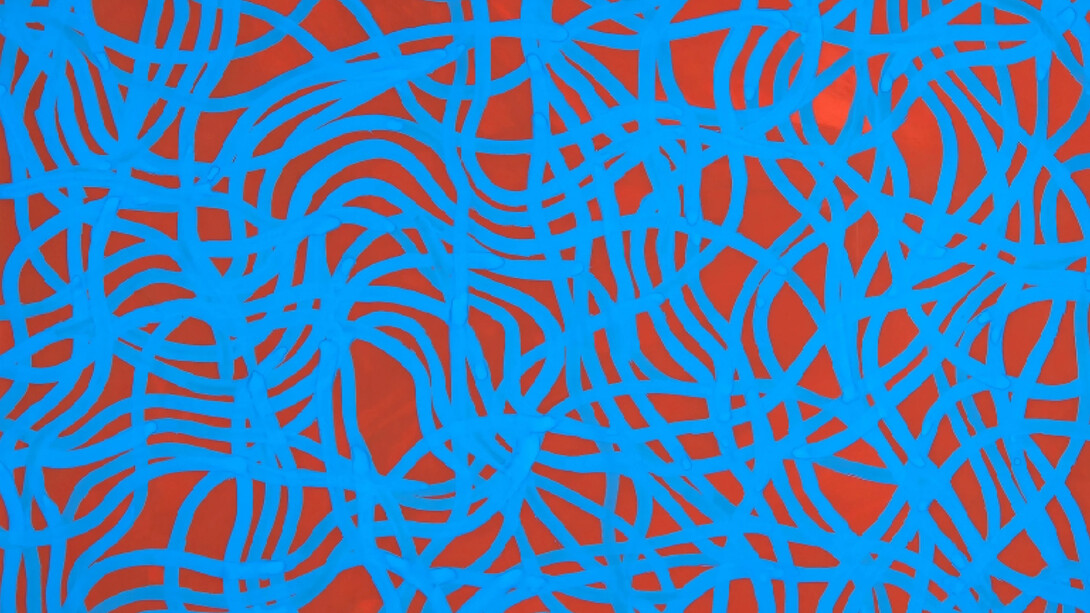 Sol LeWitt, Irregular grid (detail), 2001. Courtesy of Zeit Contemporary Art