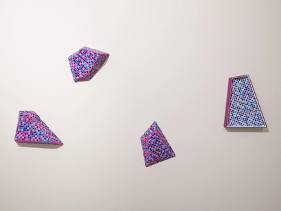 Ruby Onyinyechi Amanze, Swimming pool magazine dance, exhibition view. Courtesy of Mariane Ibrahim Gallery