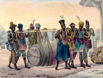 Negros cargueiros, de Jean-Baptiste Debret, cerca de 1830. É necessário fazer um autêntico corte epistemológico com algumas práticas obsoletas que decorrem do nosso passado colonial, escravocrata, patriarcalista, que etiquetava as pessoas consoante a sua origem, classe, fortuna, gênero, cor de pele, formação académica, entre outros