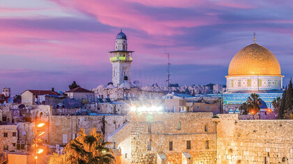 Vista aérea de Jerusalén, Israel