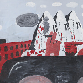 Philip Guston, Riding around, 1969. Courtesy of The Holburne Museum