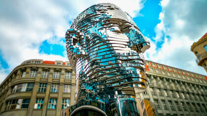 Homenaje a Franz Kafka en Praga, República Checa