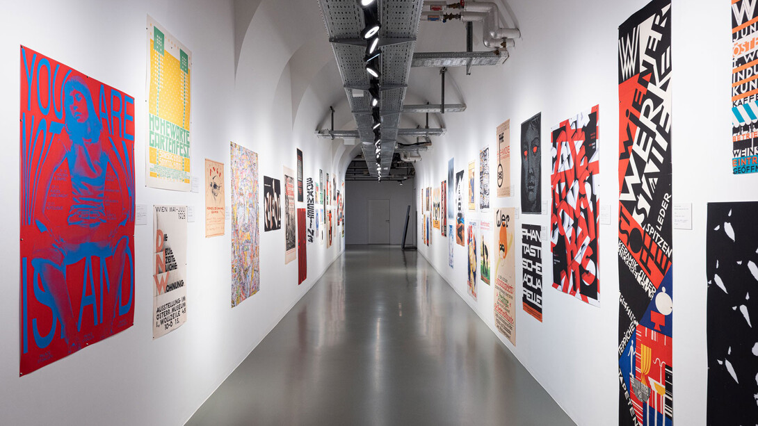 Typomania. Curator’s choice by Kathrin Pokorny-Nagel, exhibition view. Courtesy of Museum für
angewandte Kunst