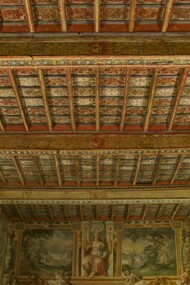 Italia, Frascati, Villa Sora, veduta parziale del Salone delle Muse, ph. Angelo Larocca