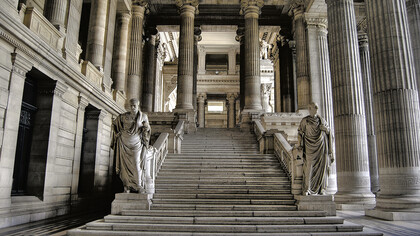 Interior do Palácio de Justiça de Bruxelas