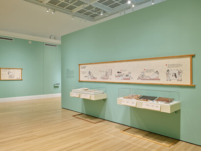 The artistry and reunion of two surimono albums reunites, exhibition view. Courtesy of Risdm Museum