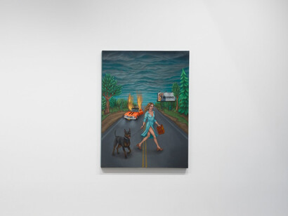 Stacy Leigh, State of disrepair, exhibition view. Courtesy of Harper’s Gallery