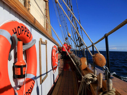 La cubierta del barco. Foto: Meeting the Odyssey