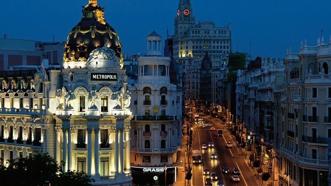 Madrid. Vista de la Gran Vía