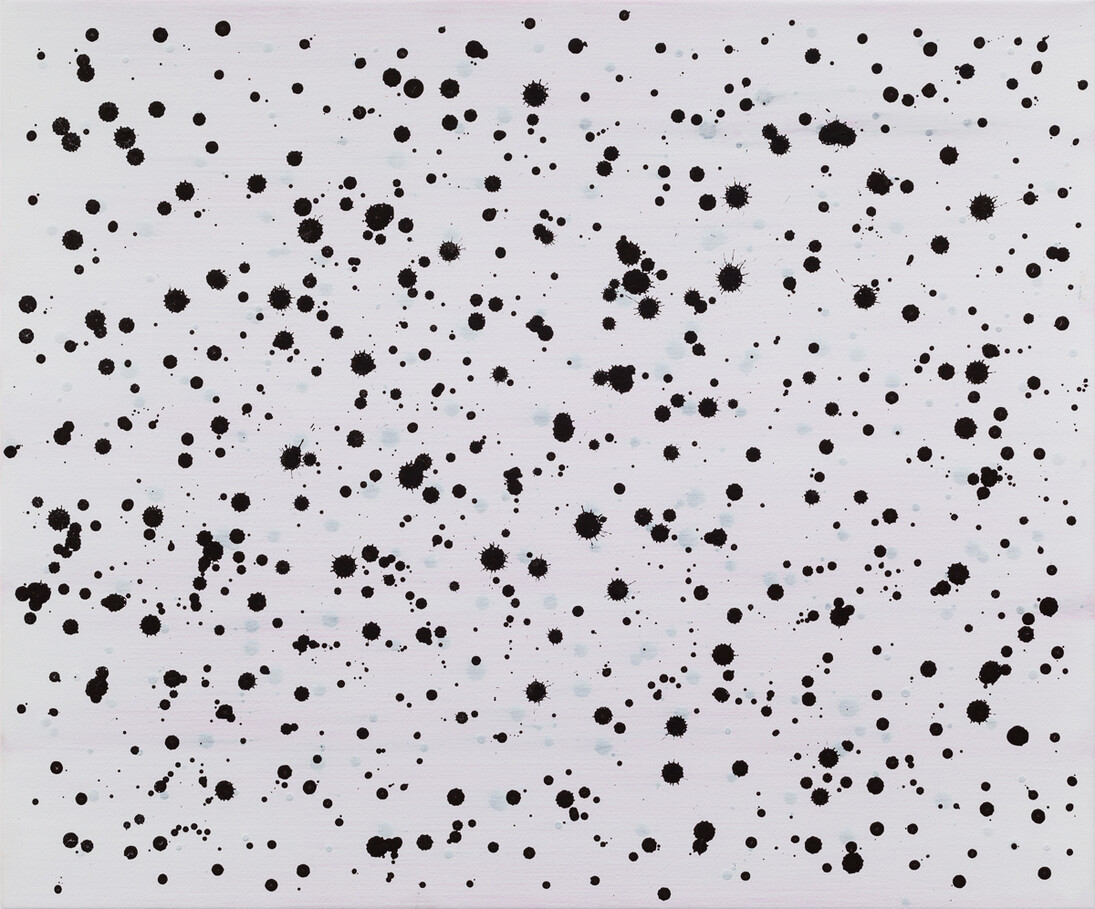 Julie Umerle, Transoxide IX, 2016,  50 x 60 cm, Aquacryl and shellac ink on wet stretched paper