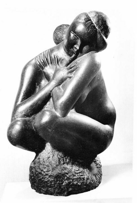 Emilio Greco (1913-1995), Crouching Nude, 1956, Bronze; height: 67.3 cm, Private collection