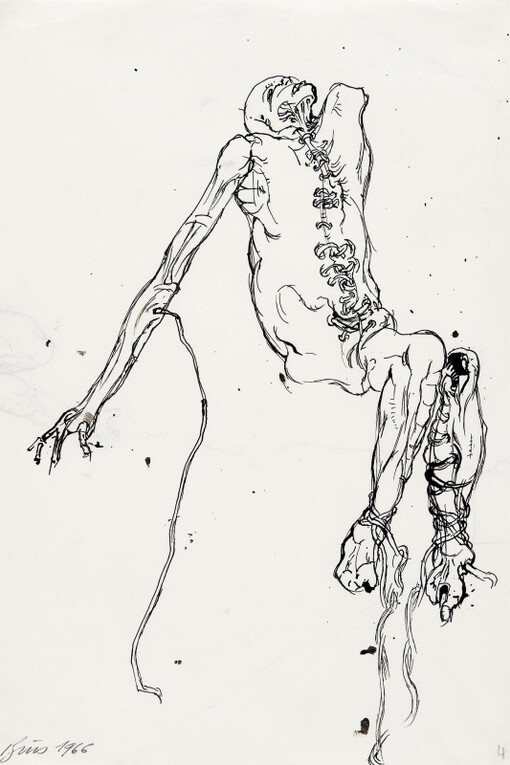 Egon Schiele, Gunter Brus and Thomas Palme. Courtesy of Leopold Museum