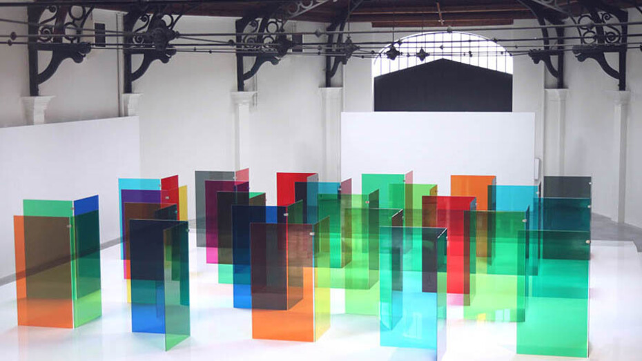 Carlos Cruz-Diez. Courtesy of La Patinoire Royale