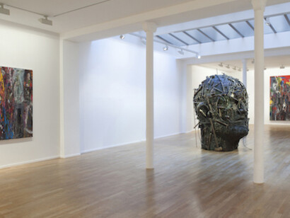 Jim Dine, Exhibition view. Courtesy of galerie Templon