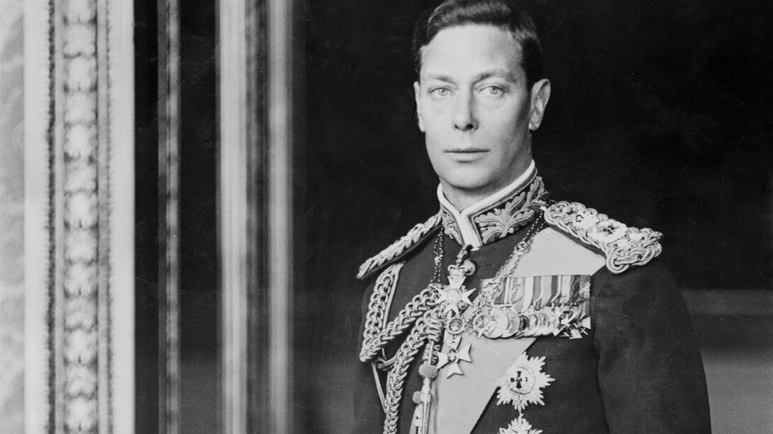 Re Giorgio VI in un ritratto fotografico tra il 1940 e il 1946
