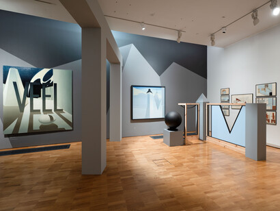 Mari Kurismaa, Twilight geometry, exhibition view. Courtesy of Kumu Art Museum. Photo by Stanislav Stepaško
