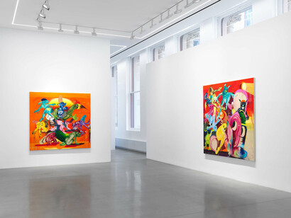 Szabolcs Bozó, Tüke, exhibition view. Courtesy of Almine Rech Gallery