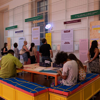 Open space. Ein raum für viele stimmen, ausstellungsansicht. Mit freundlicher genehmigung des Weltmuseums Wien